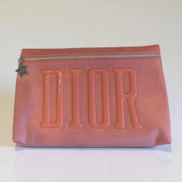 Dior Misty Pink Makeup Bag Cosmetic Pouch Pink Travel Case Beauty Gift Edition - Picture 1 of 5